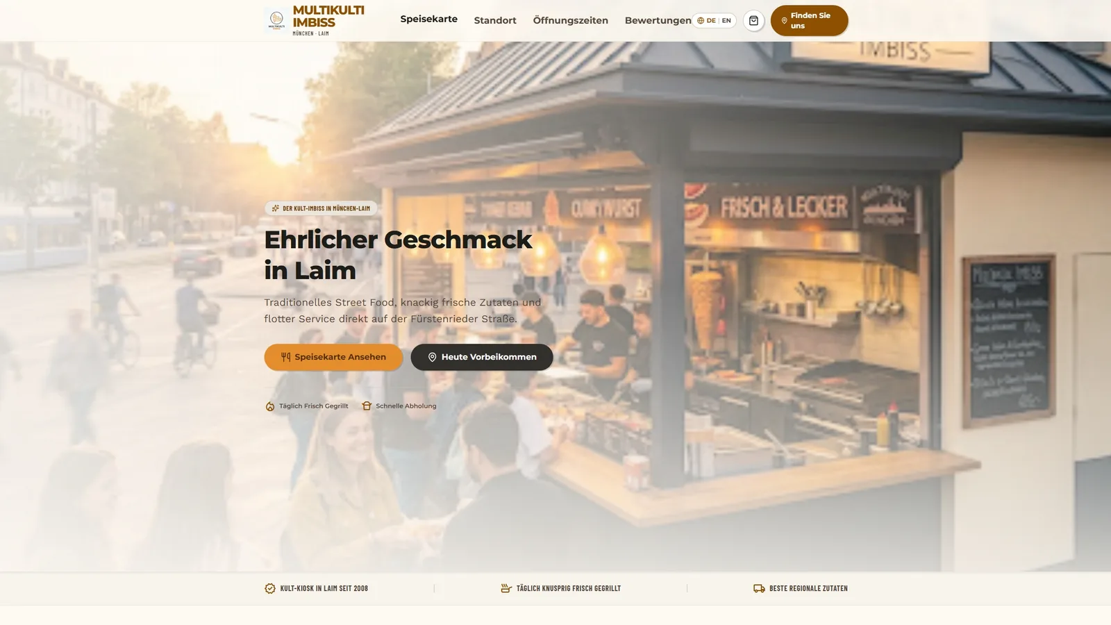 Multikulti Imbiss website